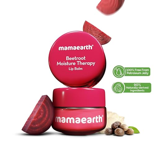 Mamaearth Beetroot Moisture Therapy Lip Balm With Hyaluronic Acid - 15 g