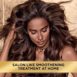 L'Oréal Paris Professional Nourishing Treatment, For Smooth & Straight Frizz-Free hair With Extraordinary Oil Smooth Steam Mask, 20ml + 40g