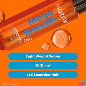 MATRIX Mega Smooth Anti-Frizz Serum with Shea Butter and Ceramides