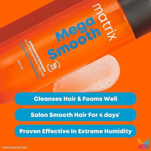 Matrix Mega Smooth Shampoo and Conditioner Combo with Shea Butter