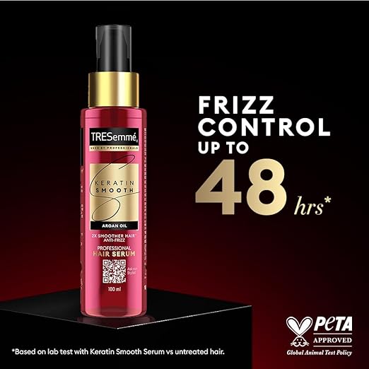 TRESemmé Keratin Smooth Serum 100ml With Keratin Protein and Argan Oil