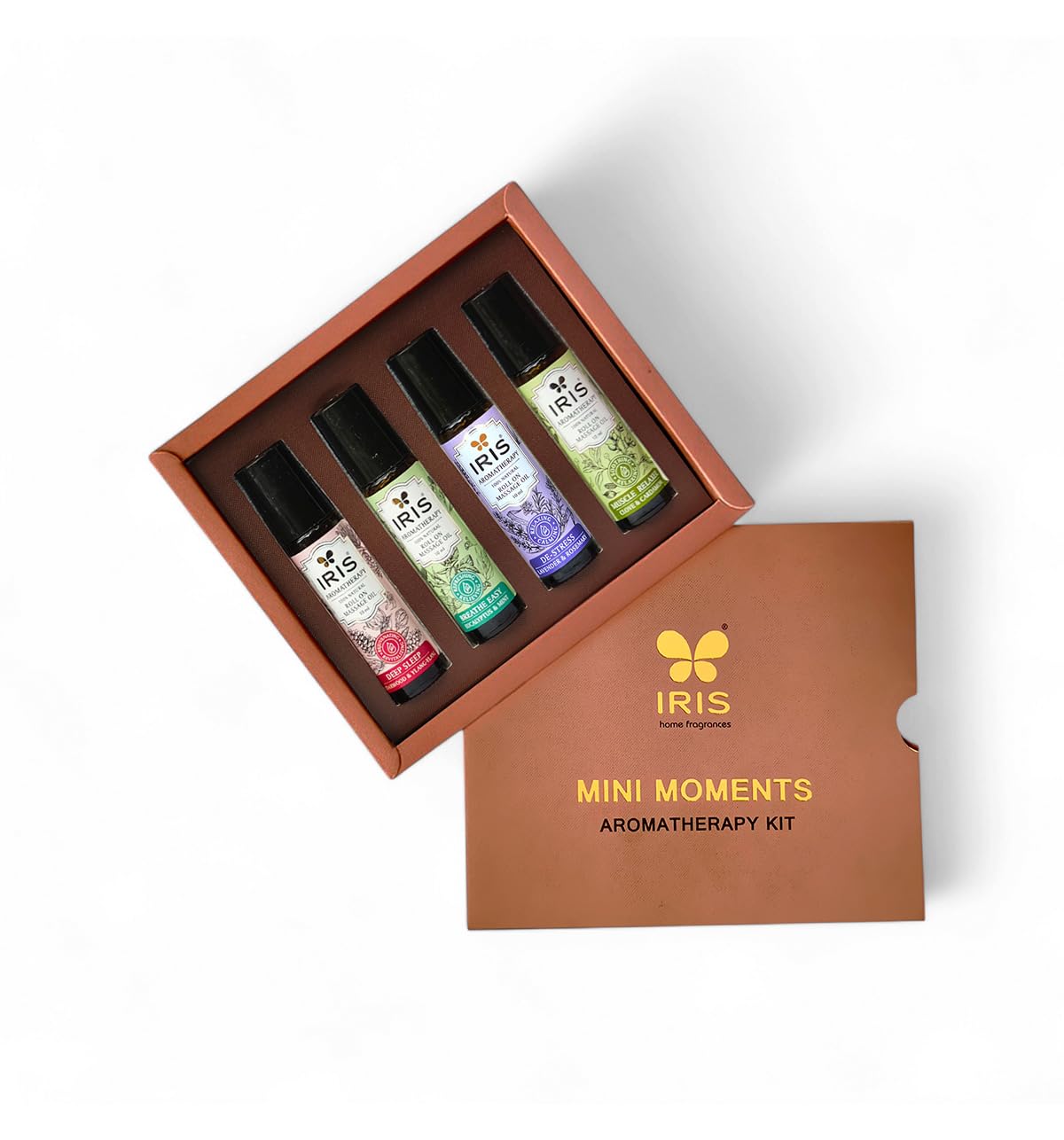 IRIS Mini Moments Aromatherapy Roll On Gift Set (10ml x 4)
