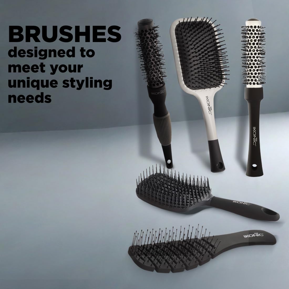 Ikonic Professional Blow Dry Hair Brush with Ionic Techonology