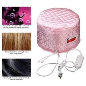 QERINKLE Hair Care Thermal Head Spa Cap Treatment with Beauty Steamer Nourishing Heating Cap