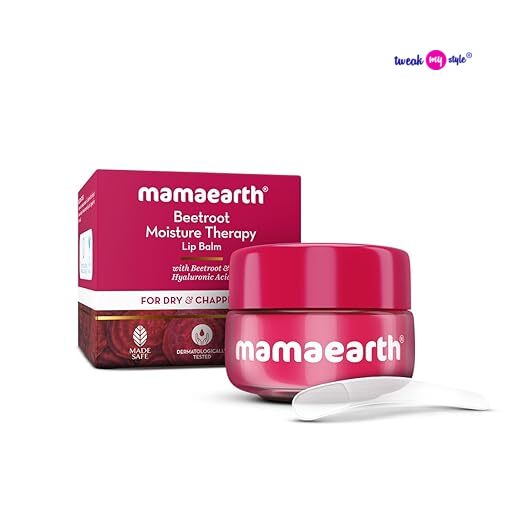 Mamaearth Beetroot Moisture Therapy Lip Balm With Hyaluronic Acid - 15 g