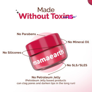 Mamaearth Beetroot Moisture Therapy Lip Balm With Hyaluronic Acid - 15 g