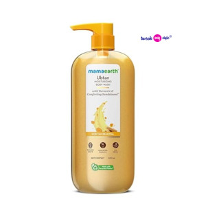 Mamaearth Ubtan Moisturizing Body Wash with Turmeric & Comforting Sandalwood Scent for Tan Removal 500ml