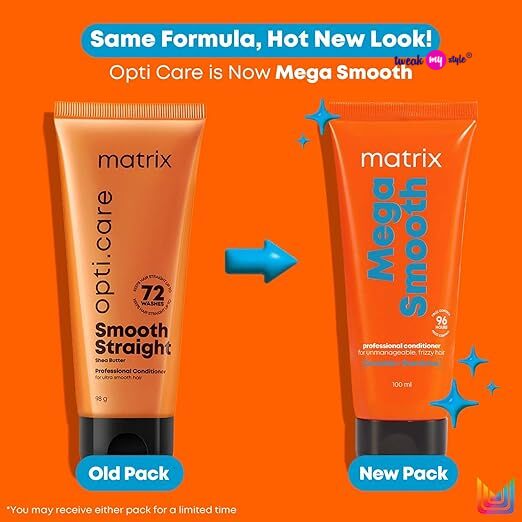 Matrix Mega Smooth Conditioner with Shea Butter and Ceramides for Frizzy Hair