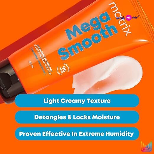 Matrix Mega Smooth Conditioner with Shea Butter and Ceramides for Frizzy Hair