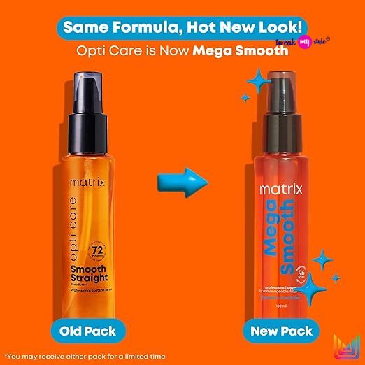 MATRIX Mega Smooth Anti-Frizz Serum with Shea Butter and Ceramides