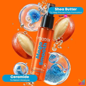 MATRIX Mega Smooth Anti-Frizz Serum with Shea Butter and Ceramides