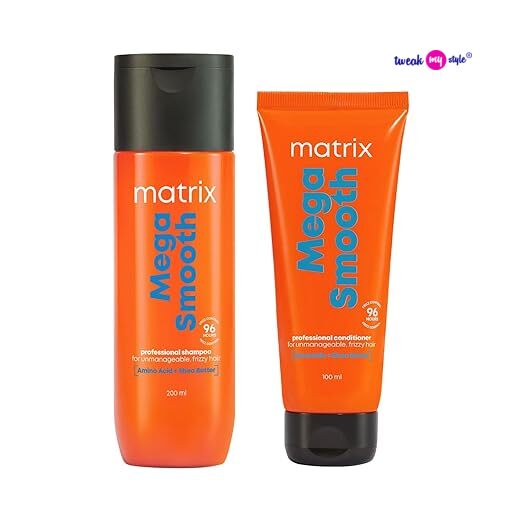 Matrix Mega Smooth Shampoo and Conditioner Combo with Shea Butter