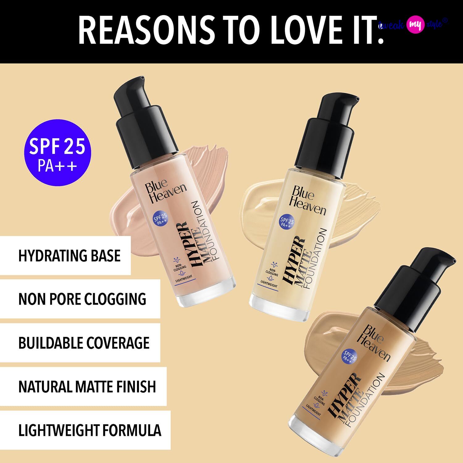 Blue Heaven Festive Makeup Kit Set for Women | Pack of 8 Makeup Products