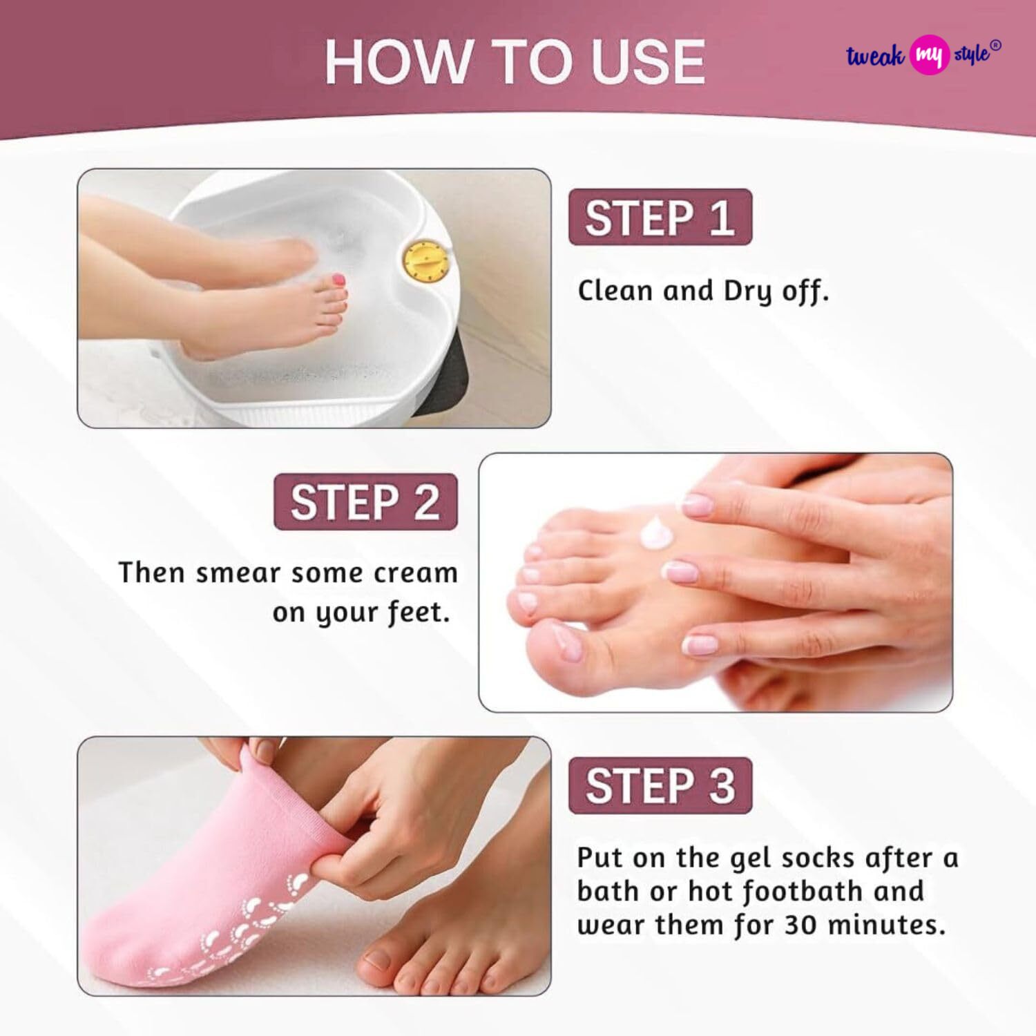 Moisturizing Gel Heel Socks for Cracked Heels, Silicone Spa Socks for Dry Feet Repair