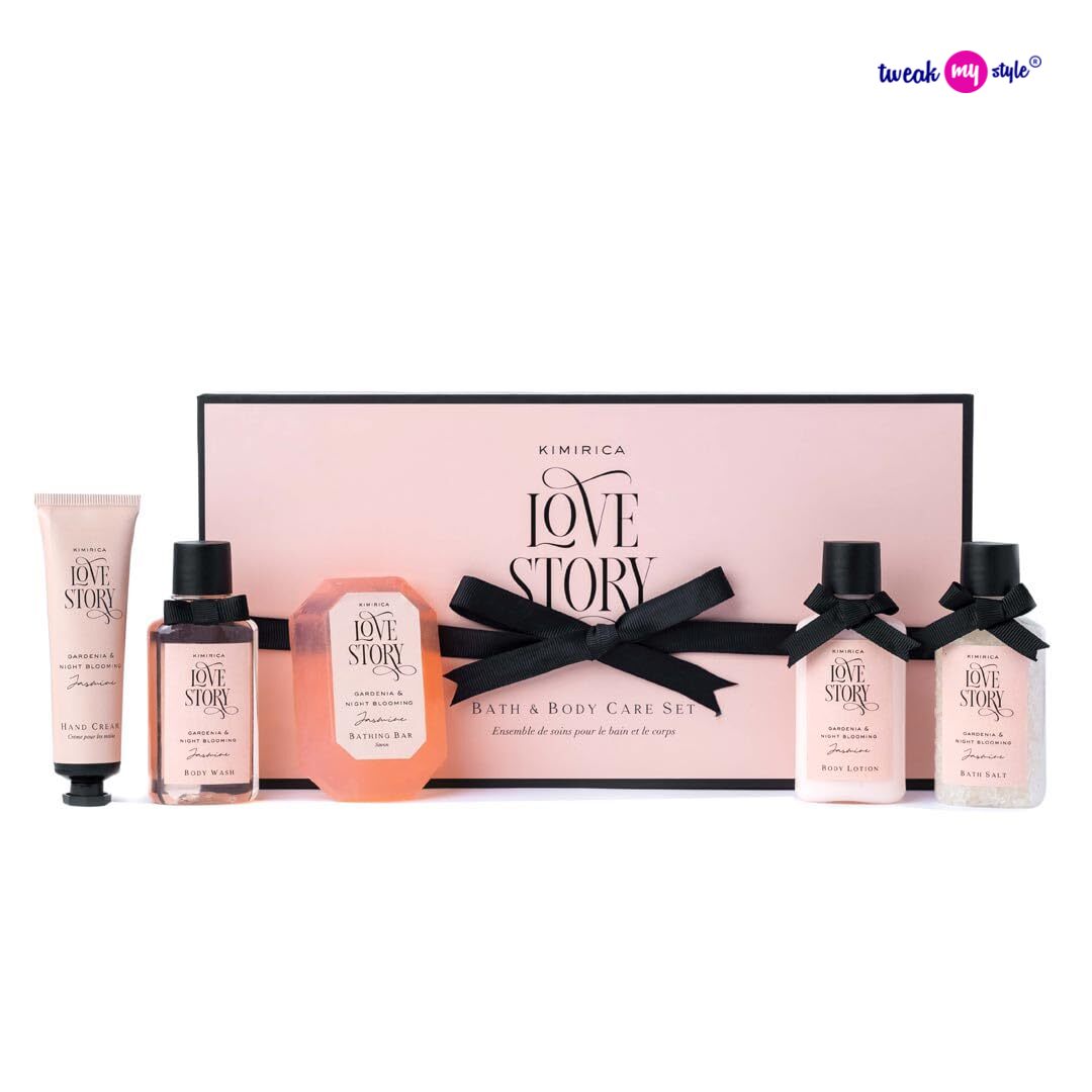 Kimirica Love Story Luxury Bath and Body Care Gift Set Box