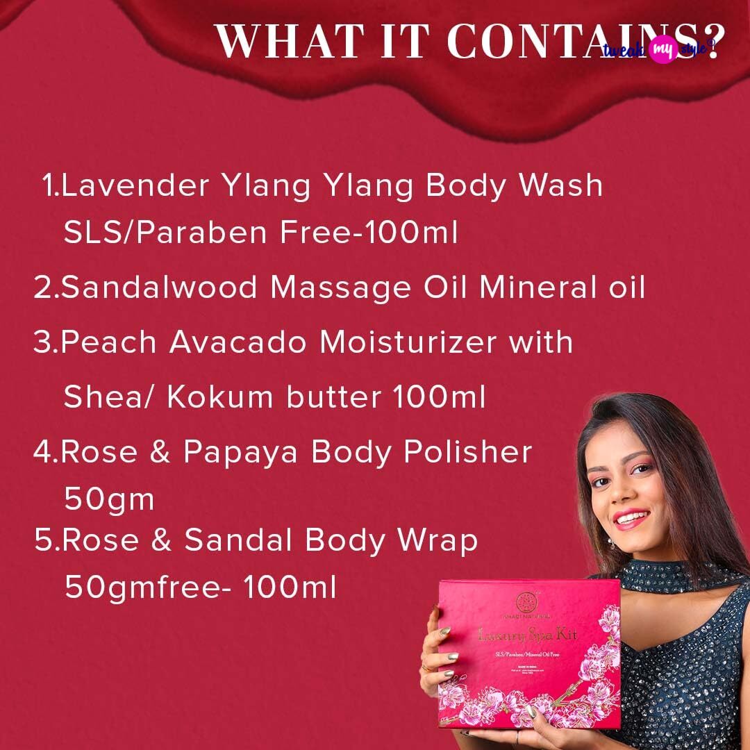 Khadi Natural Luxury Spa Kit | Spa Like Skin Care Experience at Home