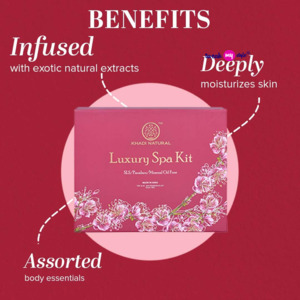 Khadi Natural Luxury Spa Kit | Spa Like Skin Care Experience at Home