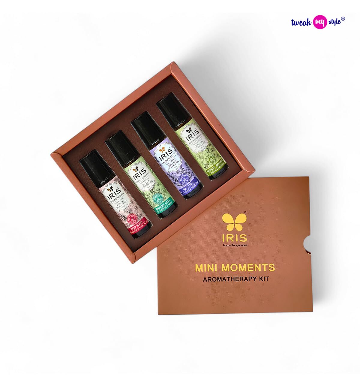 IRIS Mini Moments Aromatherapy Roll On Gift Set (10ml x 4)