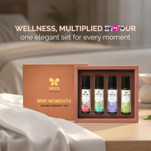 IRIS Mini Moments Aromatherapy Roll On Gift Set (10ml x 4)