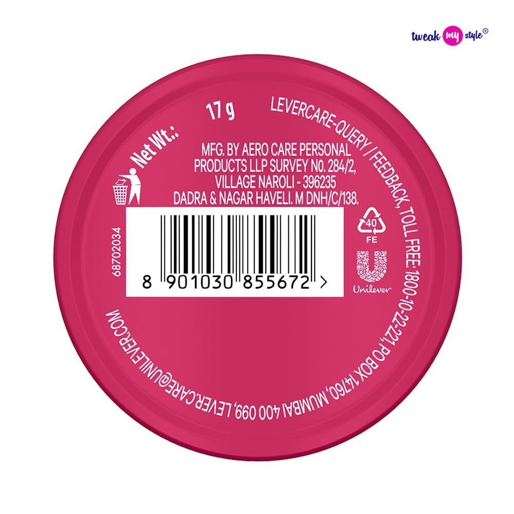 Vaseline Lip Tins Rosy Lips, 17 g | Provides Hydration, Sheer Pink Tint & Glossy Shine