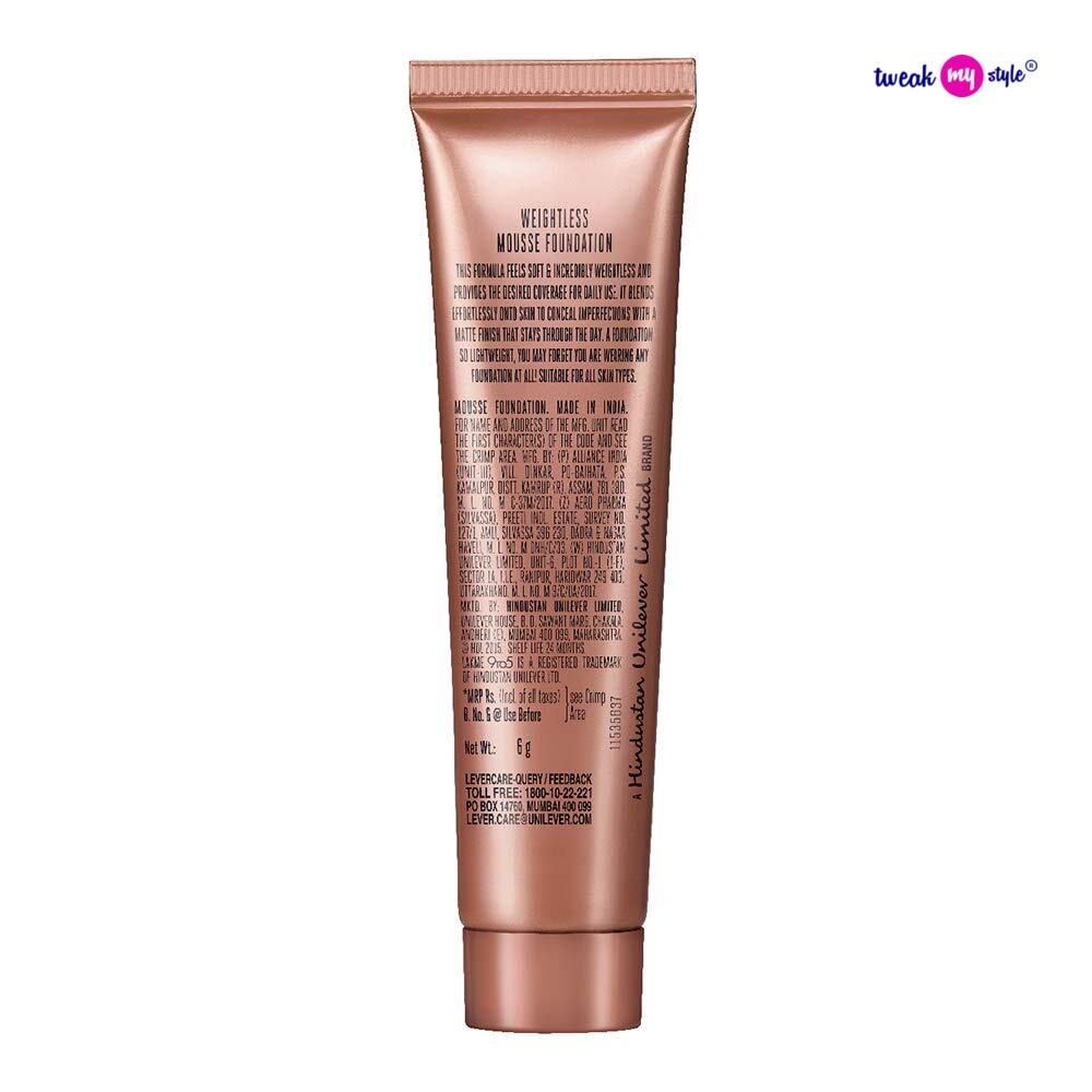 LAKMÉ 9 to 5 Weightless Mousse Foundation Mini