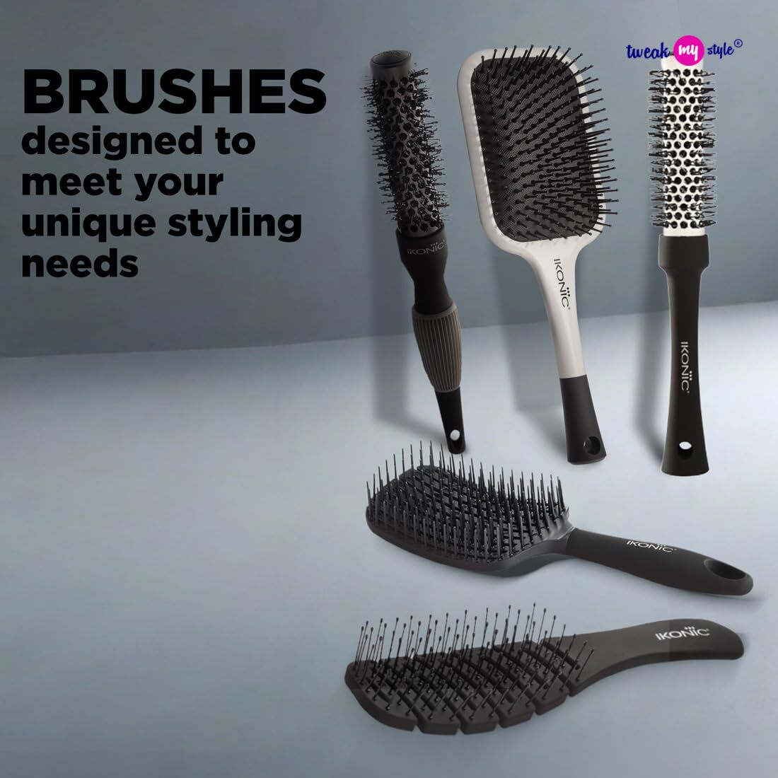 Ikonic Professional Blow Dry Hair Brush with Ionic Techonology