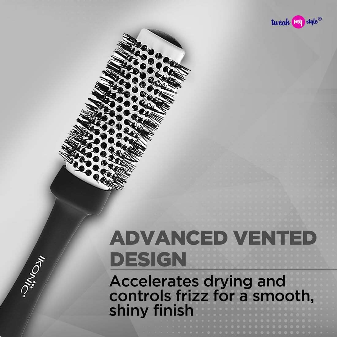 Ikonic Professional Blow Dry Hair Brush with Ionic Techonology