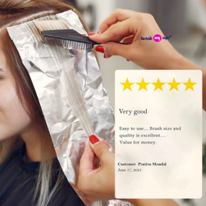 Majestique 6-Piece Hair Dye Brush Coloring Kit with Brush