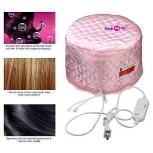 QERINKLE Hair Care Thermal Head Spa Cap Treatment with Beauty Steamer Nourishing Heating Cap