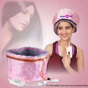 QERINKLE Hair Care Thermal Head Spa Cap Treatment with Beauty Steamer Nourishing Heating Cap