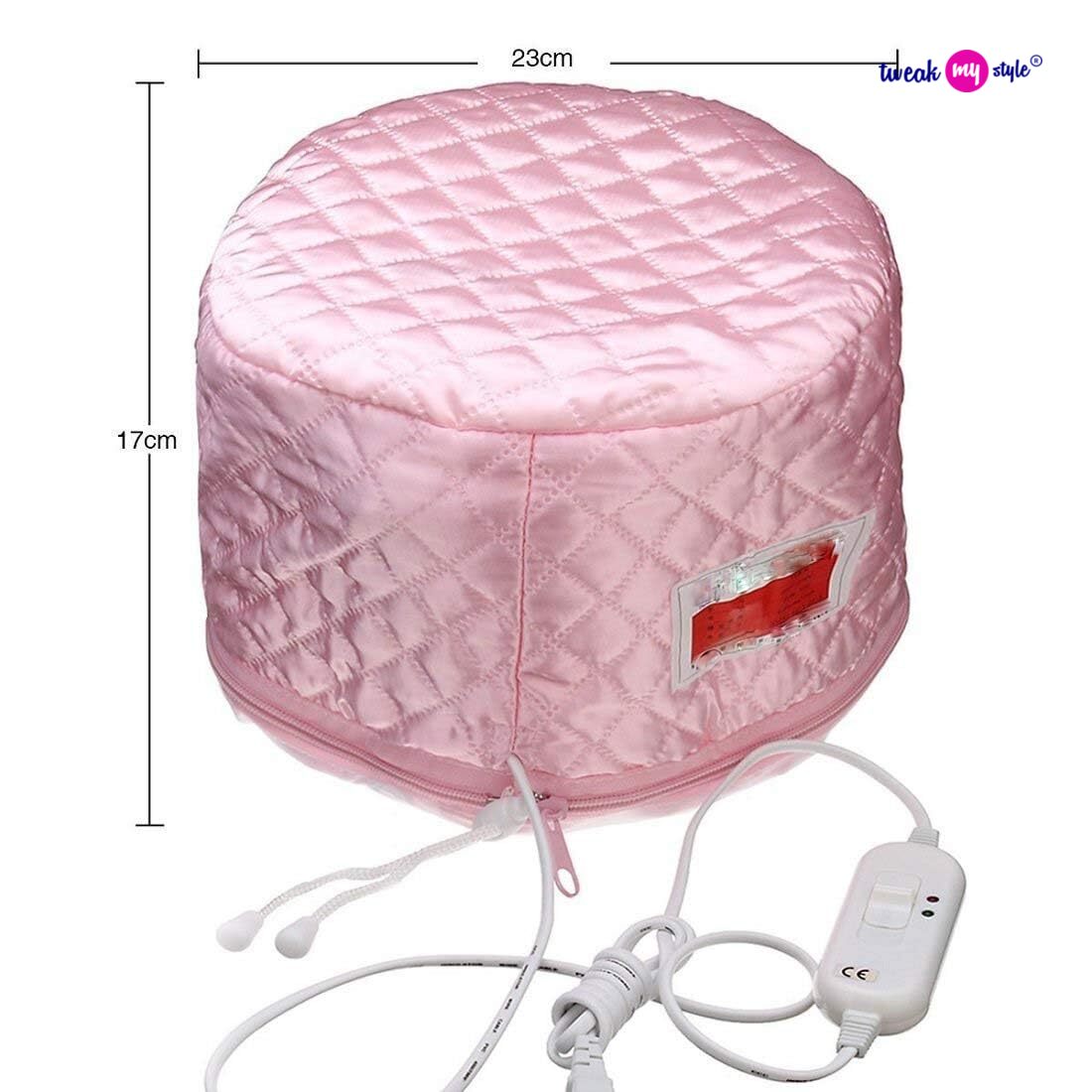 QERINKLE Hair Care Thermal Head Spa Cap Treatment with Beauty Steamer Nourishing Heating Cap