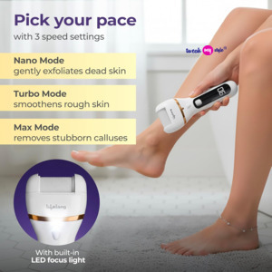 Lifelong Callus Remover for Feet Electronic with 3Heads