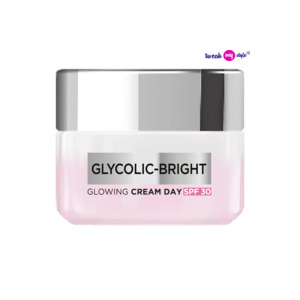 L'Oreal Paris Glycolic Bright Glowing Day Cream, Overnight Brightening Cream, Glycolic Acid