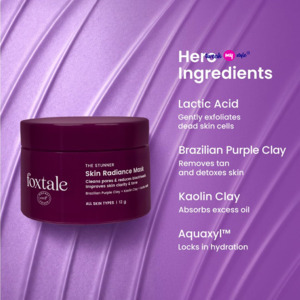 Foxtale De-Tan Face Mask for Glowing Skin