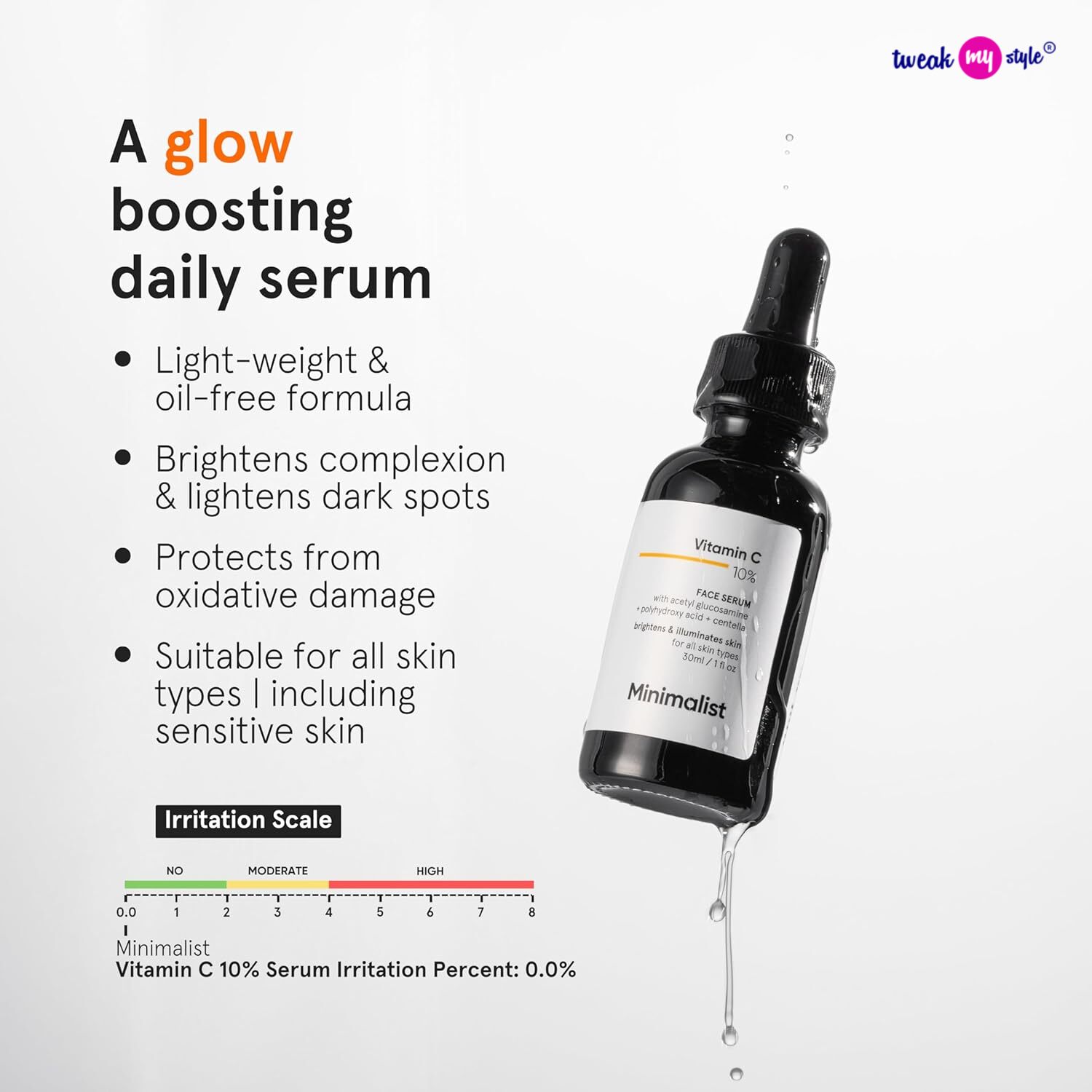 Minimalist 10% Advanced Vitamin C Serum for Glowing Skin