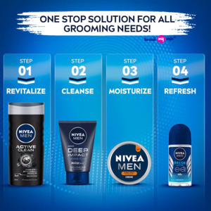 NIVEA MEN Deep Impact Face Wash 100g